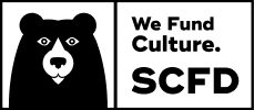The logo of Scientific and Cultural Facilities District, a supporter of the Clyfford Still Museum